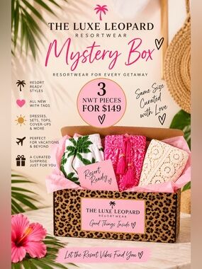The Luxe Leopard Resortwear Mystery Box – SMALL